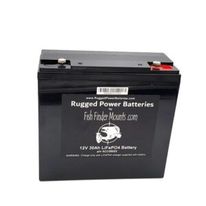 30Ah 12.8V LiFePO4 Rechargeable Battery and Charger