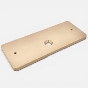 Gunnel Clamp Stabilizer Plate with Rubber Feet