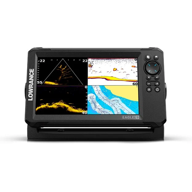 Lowrance Eagle Eye 9" Fishfinder with Live Sonar, Chirp Sonar and DownScan with Fish Reveal - Image 3
