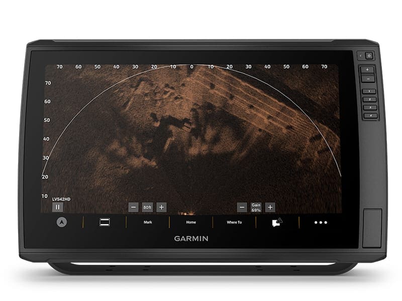 Garmin LiveScope 2 HD wide-angle sonar coverage
