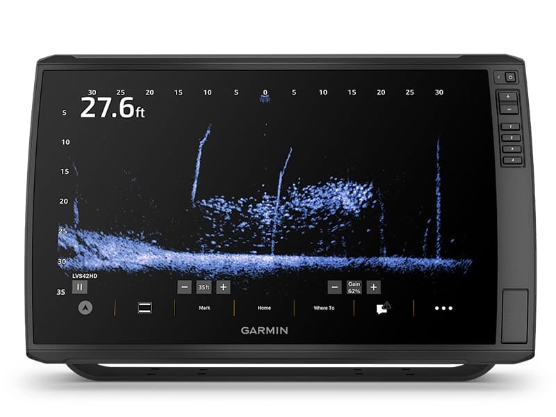 Garmin LiveScope 2 HD Down Mode live sonar view